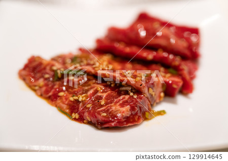 beef barbecue food cuisine restaurant Grilled beef BBQ beef roasted meat 129914645