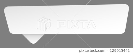 blank sign. blank white sticker isolated on gray background blank sign. blank white sticker isolated on gray background 129915441