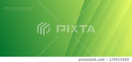 Green gradient abstract background with arbitrary geometric shapes. Vector composition Green gradient abstract background with arbitrary geometric shapes. Vector composition 129915680