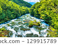 栃木縣日光市奧日光的龍頭瀑布（上游） 129915789