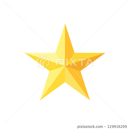 Golden Star Icon Vector Design Golden Star Icon Vector Design 129916209