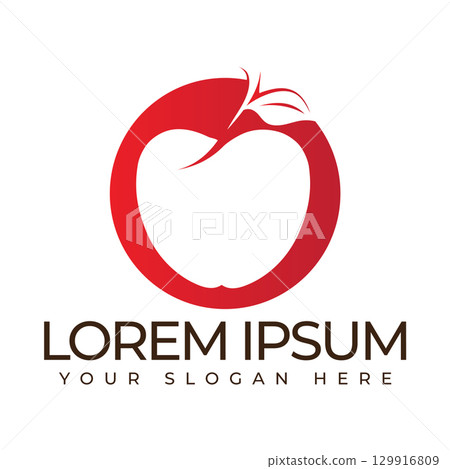 Iconic Apple Inspired Emblem 129916809