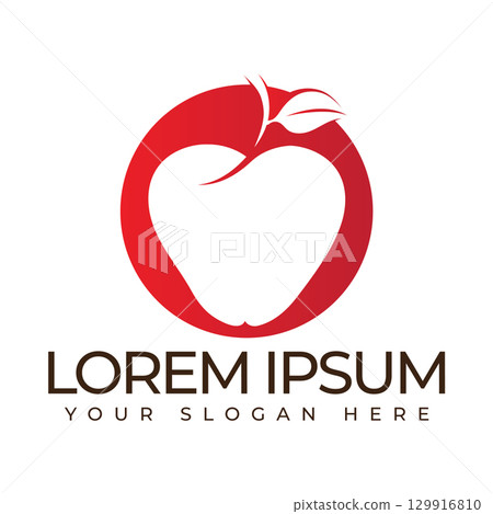 Iconic Apple Inspired Emblem 129916810