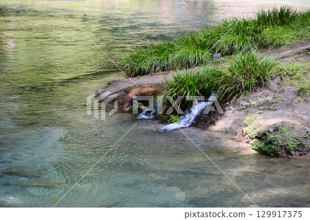 A landscape of a beautiful river 129917375
