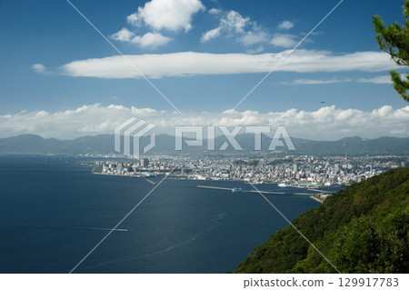 The beautiful cityscape of Kagoshima The beautiful cityscape of Kagoshima 129917783
