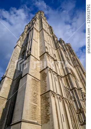 Roman Catholic Cathedral of St. Michael and St. Gudula in central Brussels, Belgium Roman Catholic Cathedral of St. Michael and St. Gudula in central Brussels, Belgium 129918791