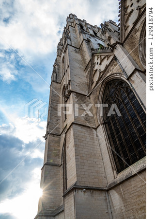 Roman Catholic Cathedral of St. Michael and St. Gudula in central Brussels, Belgium 129918794