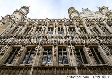 Town Hall of the City of Brussels on the Grand-Place Grote Markt central square of Brussels, Belgium Town Hall of the City of Brussels on the Grand-Place Grote Markt central square of Brussels, Belgium 129918801