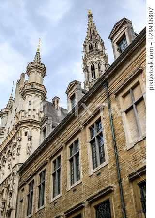 Town Hall of the City of Brussels on the Grand-Place Grote Markt central square of Brussels, Belgium Town Hall of the City of Brussels on the Grand-Place Grote Markt central square of Brussels, Belgium 129918807
