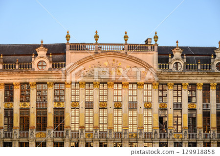 House of the Dukes of Brabant Guildhalls on the Grand-Place Grote Markt central square of Brussels, Belgium House of the Dukes of Brabant Guildhalls on the Grand-Place Grote Markt central square of Brussels, Belgium 129918858
