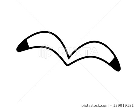 海鷗圖示單色 海鷗圖示單色 129919181