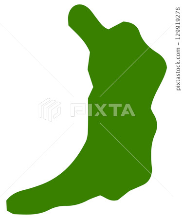 大阪府的手繪隨意地圖插圖 大阪府的手繪隨意地圖插圖 129919278