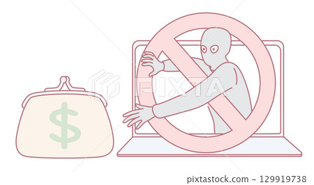 Take proactive measures to protect yourself from the increasing online scams and frauds 129919738