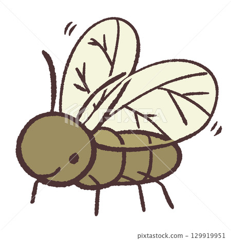 可愛的蠕蟲的插圖 129919951