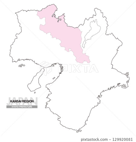 日本關西地區京都府地圖無縣界 01 日本關西地區京都府地圖無縣界 01 129920081