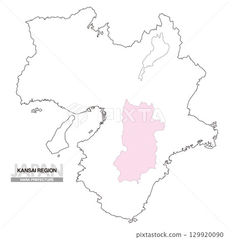 日本關西地區地圖奈良縣無縣界 01 129920090