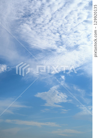 blue sky and white clouds 129920135
