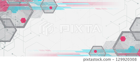 Abstract circuit technology and science concept background for business presentation Abstract circuit technology and science concept background for business presentation 129920308