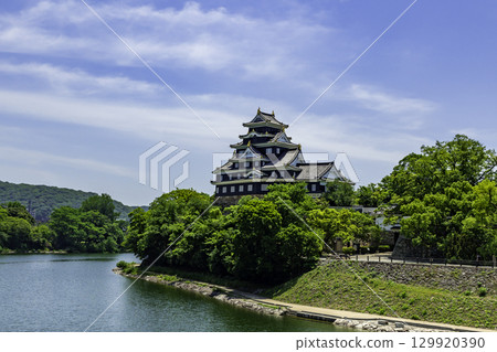 Okayama Castle and Asahikawa River, Okayama City, Okayama Prefecture Okayama Castle and Asahikawa River, Okayama City, Okayama Prefecture 129920390