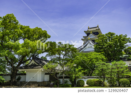 岡山縣岡山市岡山城迴廊門 岡山縣岡山市岡山城迴廊門 129920407