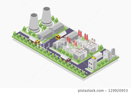 Isometric Industry 129920953