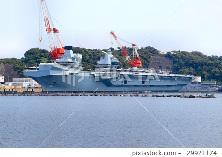 The British aircraft carrier "Prince of Wales" will be deployed to the Indo-Pacific region to demonstrate its deterrent power in maintaining peace. 129921174