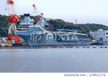 部署印太地區展示維和威懾力…英國「威爾斯親王號」航空母艦 129921178