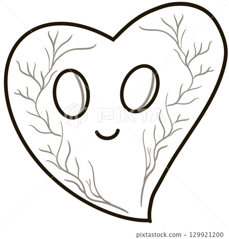 halloween, cartoon, heart 129921200