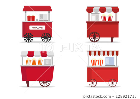 Popcorn kiosk 129921715