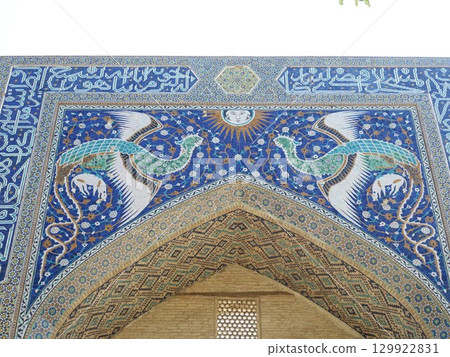 Phoenix painted in the Nadir Divanbeki Madrasah (Bukhara, Uzbekistan) 129922831