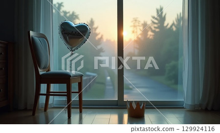 Morning After Party Congratulation Balloon by Rainy Window Misty Dawn Morning After Party Congratulation Balloon by Rainy Window Misty Dawn 129924116