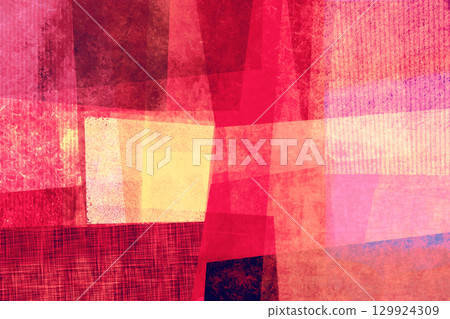 Collage-style colored surface composition 4-10 129924309