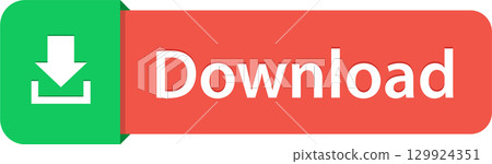 Download Button: Red rectangular download button with white text and a green download icon. 129924351