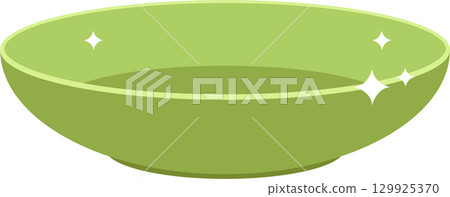 A light green bowl sparkles gently, suggesting cleanliness and freshness in this empty vessel. A light green bowl sparkles gently, suggesting cleanliness and freshness in this empty vessel. 129925370