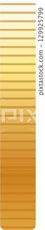 Gradient gold stripes form a unique visual texture, suggesting depth and subtle movement, minimal graphic. 129925799