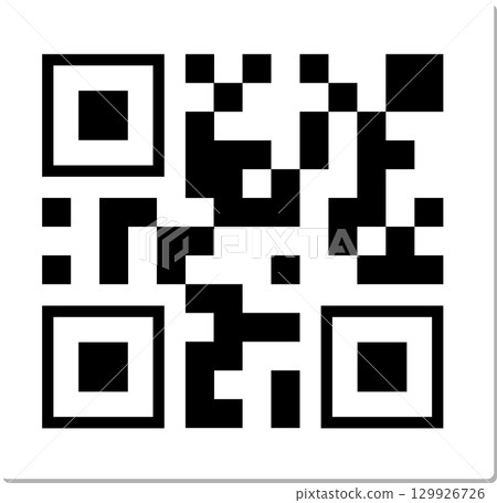 A two-dimensional code provides quick access to various types of data with instant scanning. 129926726
