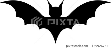 Solid black image representing darkness, absence of light, or a void, emphasizing the absence of form. 129926735
