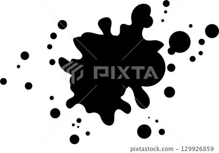 Complete Darkness: An absence of light creates a uniform black expanse, empty and still. 129926859