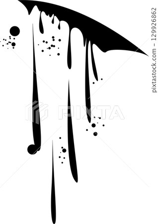 Monochrome image featuring a solid black background, conveying simplicity and minimalism. 129926862