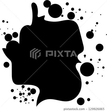 A vast, empty black canvas, a visual abyss where shadows dance and mysteries remain veiled. 129926865