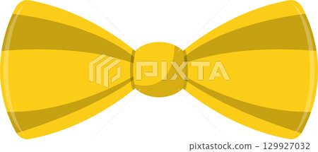 Elegant gold bow tie for formal occasions or adding a touch of sophistication to any outfit. 129927032