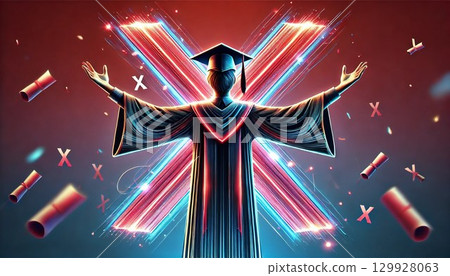 Dynamic Graduates and X-Light Trails 129928063