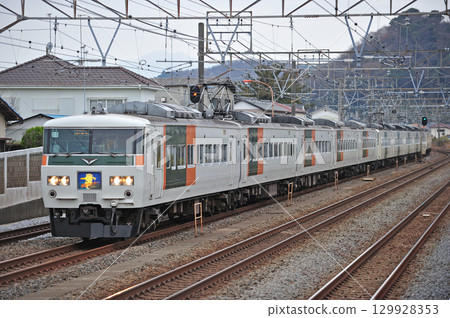 東海道本線、二宮大磯、JR東日本、185系列、C3編組(大宮)、湘南Liner 東海道本線、二宮大磯、JR東日本、185系列、C3編組(大宮)、湘南Liner 129928353