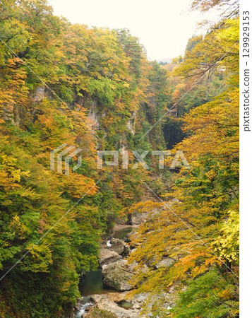 秋田縣：大安峽大噴泉與紅葉｜東北自然美景之旅 129929153