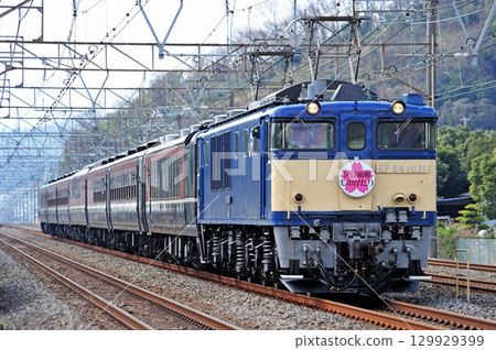 Tokaido Main Line Ninomiya-Oiso JR East EF64-1031 (Nagaoka) + 12 series (Niitsu) Izu Hakone Monogatari 129929399