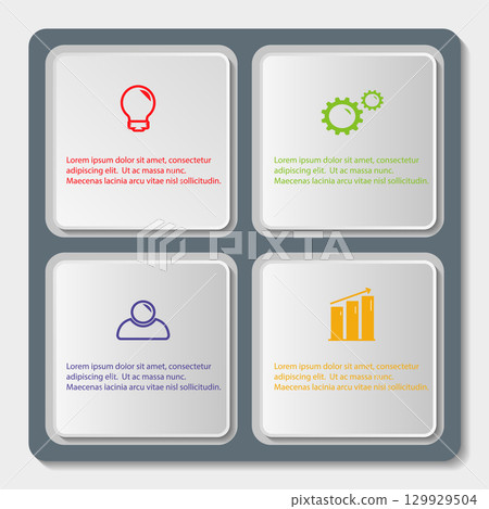 Business infographic template. Business infographic template. 129929504