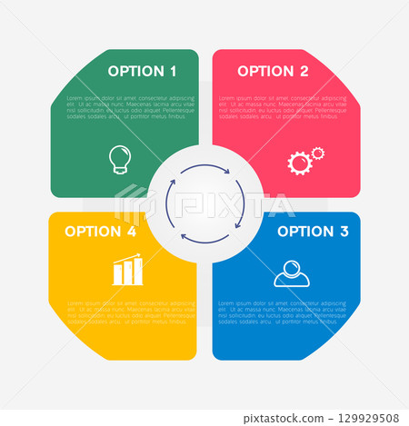 Business infographic template. 129929508