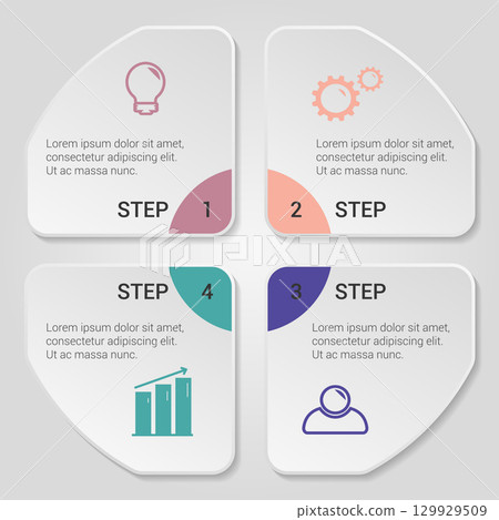 Business infographic template. Business infographic template. 129929509