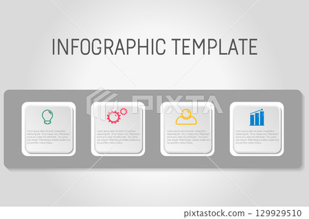 Business infographic template. 129929510