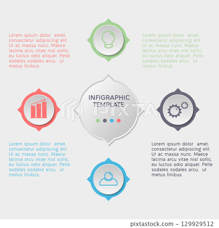 Business infographic template. Business infographic template. 129929512